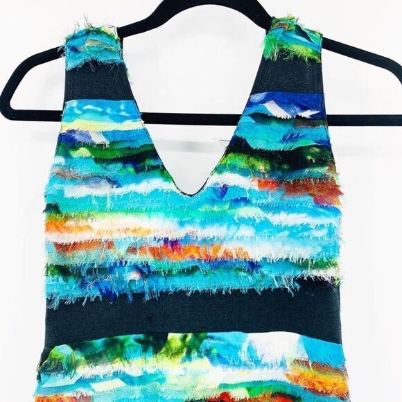 Rag & Bone Harley Frayed Silk Dress Sz‎ S - Picture 3 of 8